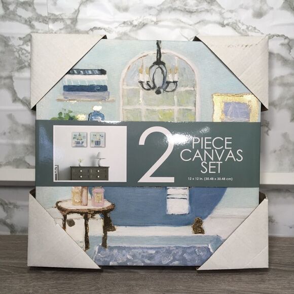 Two piece bathroom‎ canvas set NWT - Picture 6 of 11